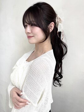 ザックラフィネ(ZACC raffine) 顔まわりカット/サイドバング/前髪カット/繋がる前髪/ロング