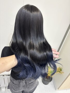 アイズ 横浜(IS) 【KAZUKI】グラデーション裾カラー♪♪冨岡ブルーw