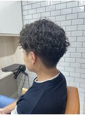 男らしさUP☆無造作パーマ