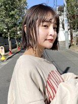 ガーデン 渋谷(GARDEN)&nbsp;小顔大人ボブ暗めカラーミディアムデザインカラー