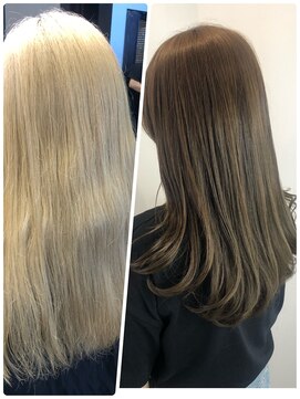 ブラウンマットグラデーション