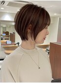 スタイリングが時短できるハンサムショート