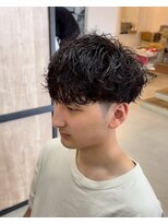 エッジ(EDGE)&nbsp;大分メンズ刈り上げショートマッシュ無造作シャドウパーマ