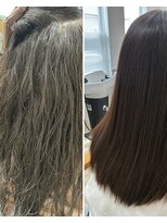 ワイ(Y) 自然な仕上がりの縮毛矯正