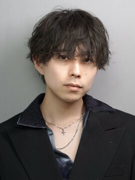ゴールド 渋谷神南(GOALD) シャドウパーマ ニュアンスパーマ センターパート毛流れパーマ