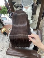 シアー 銀座店(SHEER.)&nbsp;髪質改善カラー×チョコレートブラウン【銀座,銀座一丁目美容室
