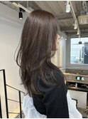★ブリーチなしラベンダーグレージュチョコレートブラウン透明感
