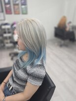 ミステル(MISTEL)&nbsp;シルバーonアクアブルー
