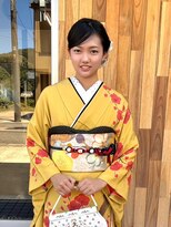 びゃんびゃん 浅水本店&nbsp;成人式/二十歳の集い/ヘアセット/シニヨン/着物/振袖/着付