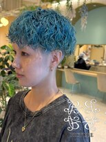 ピクチャー(PICTURE) ターコイズブルー/ブリーチパーマ/ダブルカラー/ブリーチ