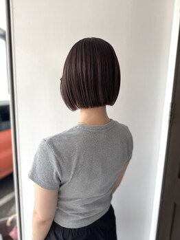 ベルヘアー(belle hair)の写真/【延岡/NEWOPEN】女性スタイリストによる似合わせカット！骨格に合わせた360度シルエット美へ