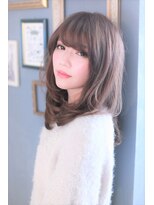 シレーナ ヘアーリゾート(Sirena Hair Resort)&nbsp;ミルクティーカラー☆内巻きセミディ