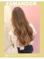 アマンドール(Aman D'or)&nbsp;DollyでGirlyはいかがですか？メルティーブロンド