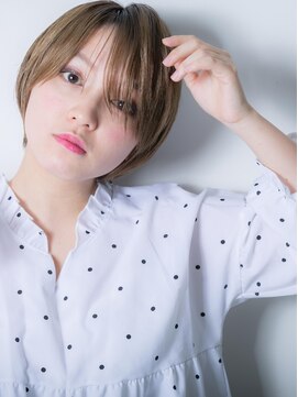 カバーヘアアンドスパ ブリス 浦和(COVER HAIR&SPA bliss) *bliss浦和*インナーカラー☆前下がり丸みショートx