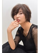 ランプヘアーデザイン(LAMP HAIR DESIGN) 「中山啓祐」ひし形シルエットショートボブ