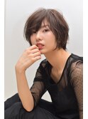 「中山啓祐」ひし形シルエットショートボブ