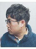 『パーマスタイル』甘めツーブロックスタイル