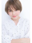 オリーブベージュ艶カラーショートマッシュY北浦和10代20代30代