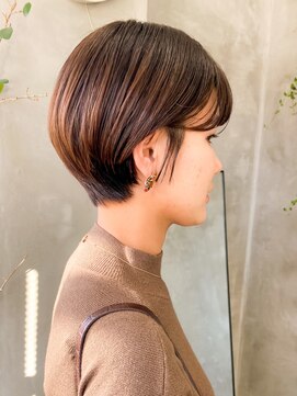 テトヘアー(teto hair) ハンサムショートマッシュ骨格補正ショートボブ丸み大人お手入れ