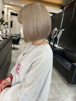 エイチ(H)&nbsp;ハイトーン#ボブ#ミルクティーベージュ