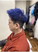 【MEN’S HAIR】ビビットカラー×ジェットスタイル