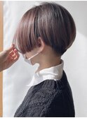 【morio 原宿】刈り上げハンサムショート　耳かけ前下がり
