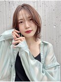 レイヤーボブ/切りっぱなしボブ/2wayバング