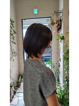 グリーン(GREEN) ひし形な外ハネ