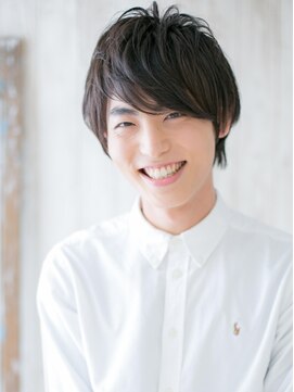 トニーアンドガイ メン 与野駅前店(TONI&GUY MEN) 厚めバングが新鮮！動きで軽さを演出するマッシュショートe与野