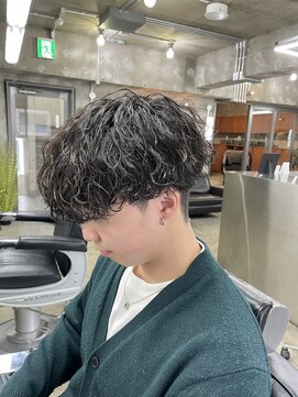 ロンド ローガン 名駅(Lond LOGAN) Ryu指名／強め波巻きスパイラルパーマ