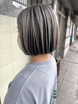 ミニム ヘアー(minim hair) 【minim×日比】アンブレラカラー×ミニボブ