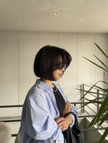 海外レイヤーバングスボブ