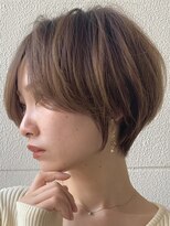 ロンドブルーム 天神大名店(Lond Bloom) ミルクティベージュカラーミニボブ大人ショートボブショート