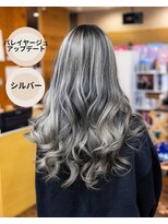 ヘアーメイク ダンス(hair make DANCE) バレイヤージュ アップデート！シルバー系