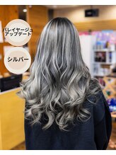 ヘアーメイク ダンス(hair make DANCE) バレイヤージュ アップデート！シルバー系