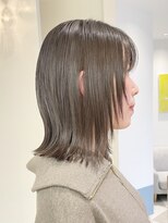 結べるボブ　顔まわりレイヤー　顔まわりカット