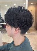 メンズ癖毛風パーマ