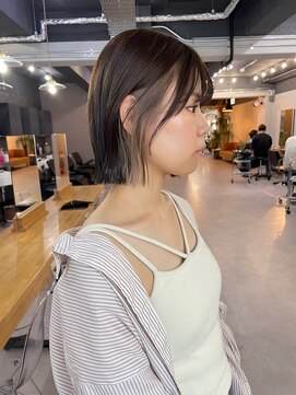 レブ 三条河原町(Reb,) インナーカラーミルクティーベージュ