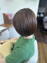 ココカラヘアー プラス(cococara‐hair plus)&nbsp;ラベンダーブラウン×ぷつんとボブ