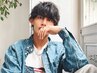 【男性限定】　男性カット＋眉カット　￥４５００