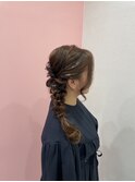 サイド編み下ろし