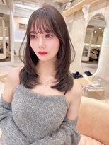 プアメリア 名古屋(Puamelia)&nbsp;透明感カラー　ナチュラル　レイヤー　髪質改善