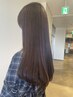 【ダメージを最小限にクセを整える☆】カット+酸性ストレート+3StepTR￥17300