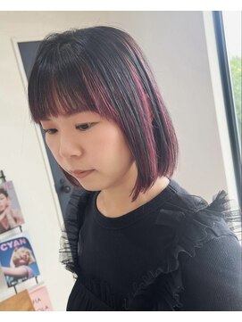 アーブル ヘアーアンドメイク(ARBRE) デザインアンブレラカラー髪質改善トリートメントボブ