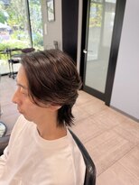 アース 長崎時津店(HAIR&MAKE EARTH)&nbsp;センターパート×フェザーウルフ