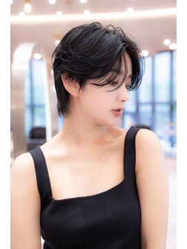 イルハバナ 渋谷(ill HAVANA) 20代30代大人かわいい/斜めバング/グレージュカラー/小顔/前髪