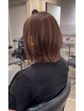 フォト 新宿(foto) くびれボブ/イルミナカラー/ミルクティーベージュ