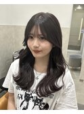 大人可愛い×透明感カラー小顔レイヤーロング【20~40代】