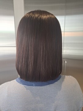 オーガニック リブ 川越(organic+live) 20代30代◎秋の大人可愛いまとまるボブ◎髪質改善×前下がり