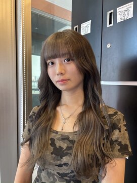 インク サカエ(inq sakae) ブラウン/レイヤーカット/ダブルカラー/顔まわりカット